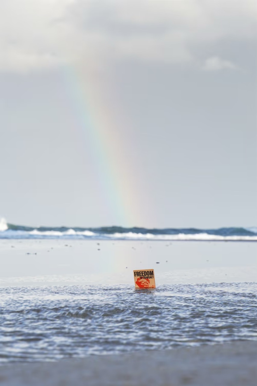 my[th] #13 — a rainbow card in water
