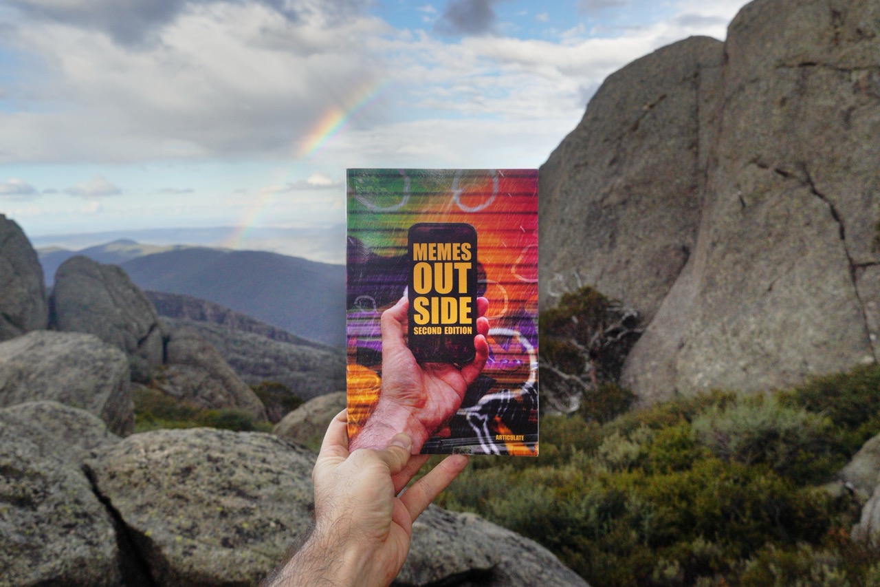 The book with a rainbow